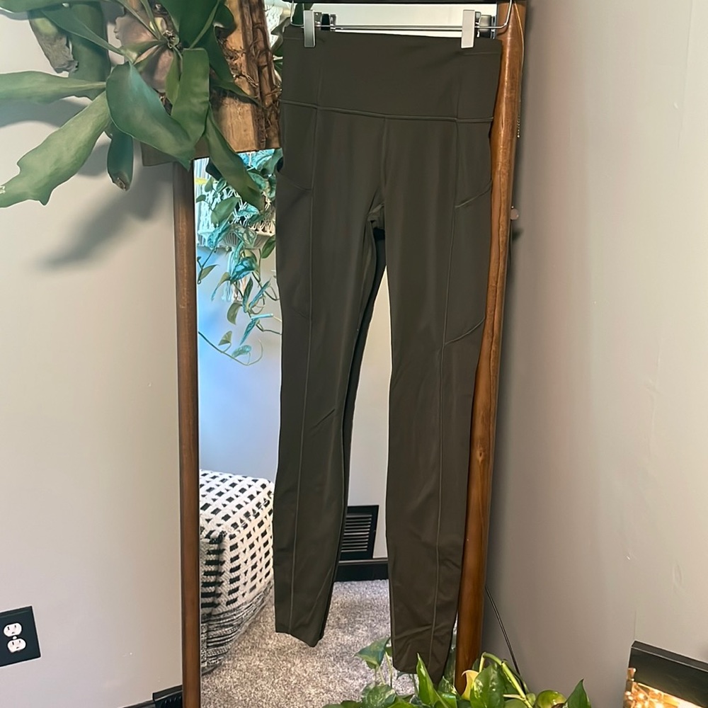 Olive Swift Speed Lululemon yoga pants